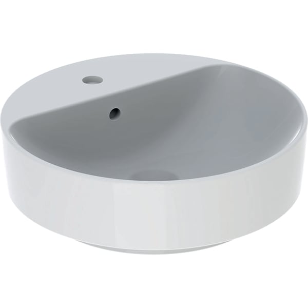 Geberit  Lavoar geberit variform round 500.769.01.2, 450 mm, montare pe blat, ceramica sanitara, alb