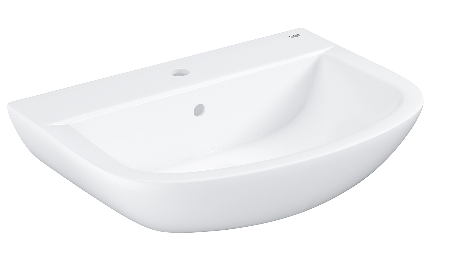 Grohe Lavoar grohe bau 39420000, 646 x 468 mm, 1 orificiu, montare pe perete, ceramica sanitara, alb