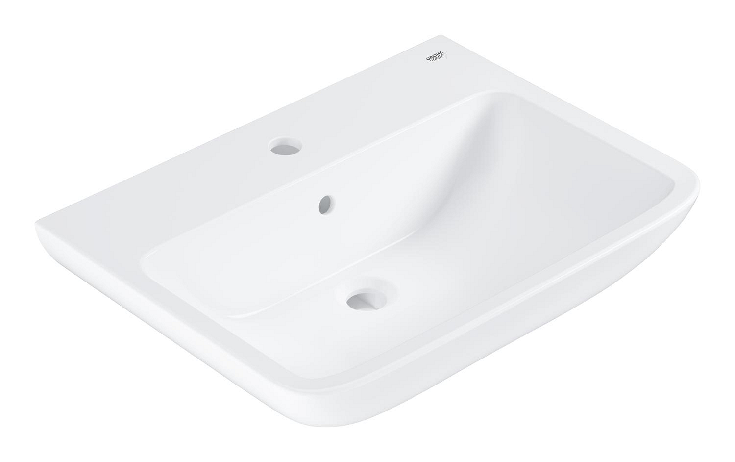 Lavoar Grohe 39808000, 139 mm, 448 mm, 35 mm, 600 mm, 1 cuve, 1 nr orificii baterie, pe perete, ceramica sanitara, Alb