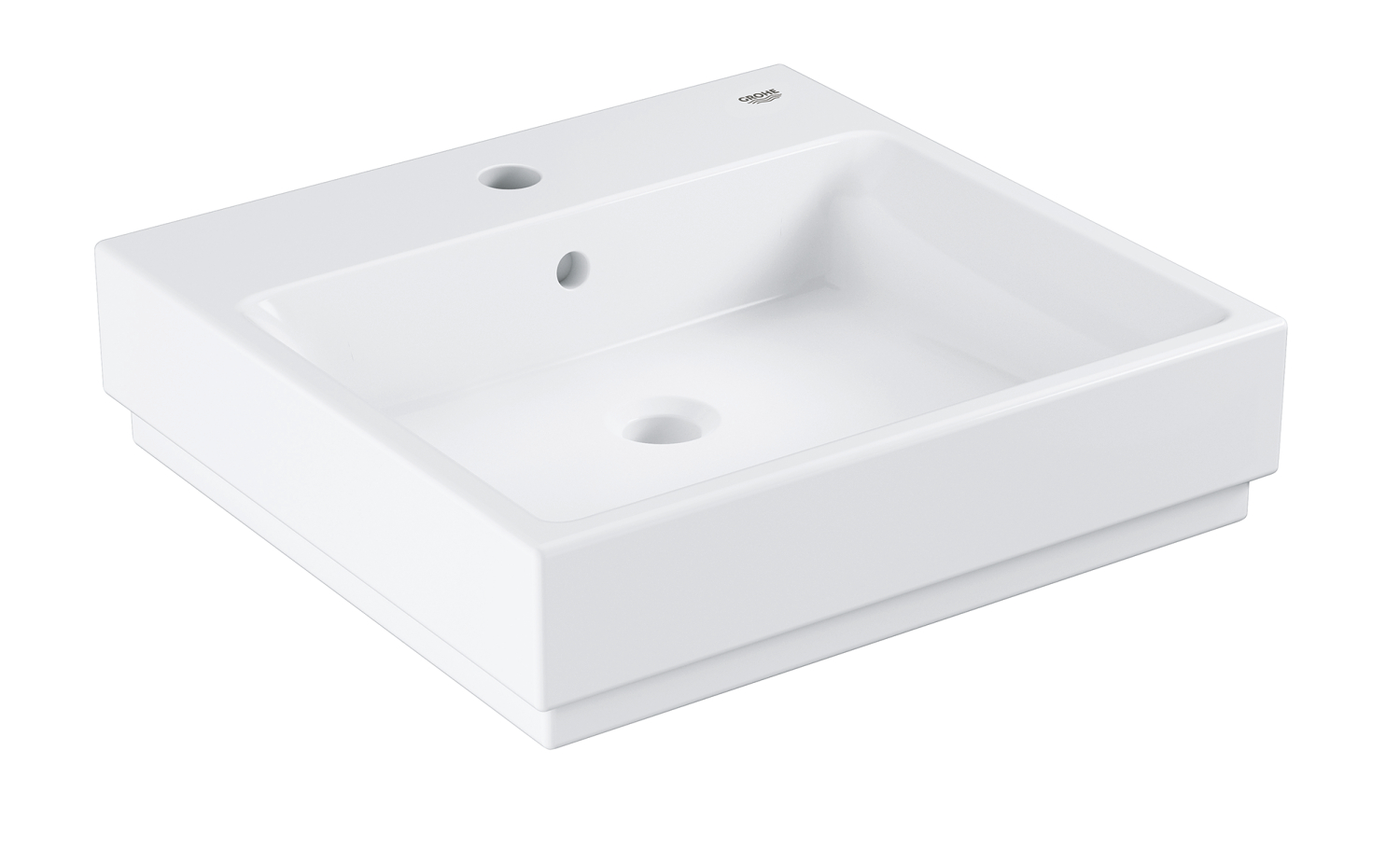 Grohe Lavoar grohe cube ceramic, pe blat, 500 x 490, pureguard, alb, 3947800h
