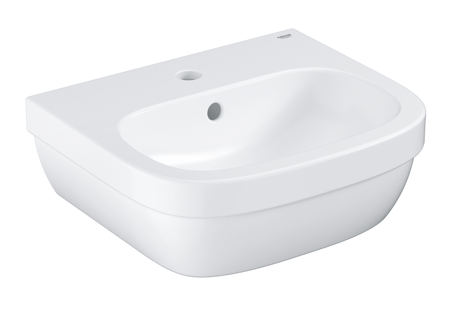 Grohe Lavoar grohe euro ceramic 39324000, montare pe perete, preaplin, 450 x 400 mm, alb