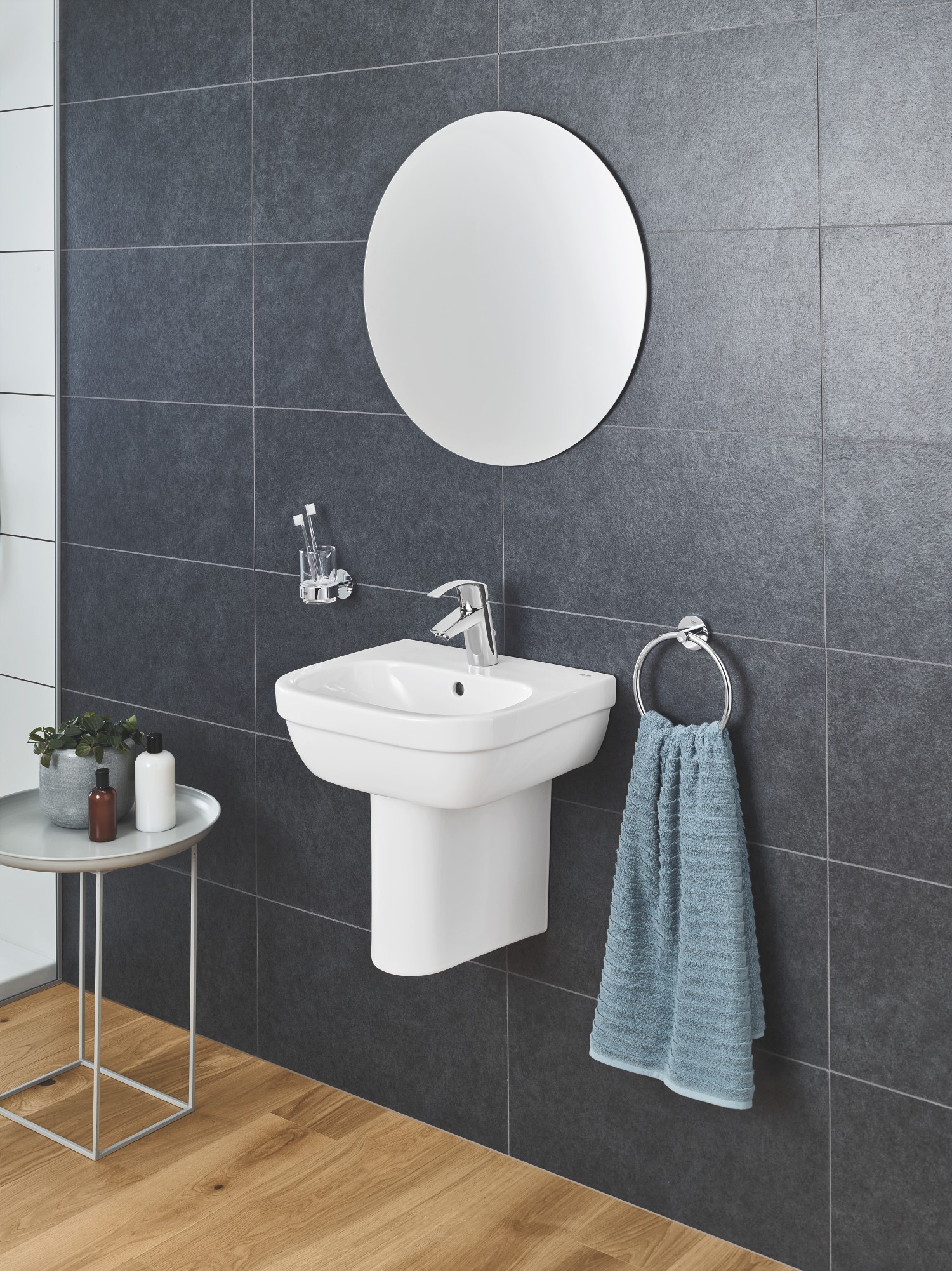 Lavoar Grohe 39324000, 150 mm, 450 mm, 35 mm, 400 mm, 1 cuve, 1 orificii instalare, 1 nr orificii baterie, Alb