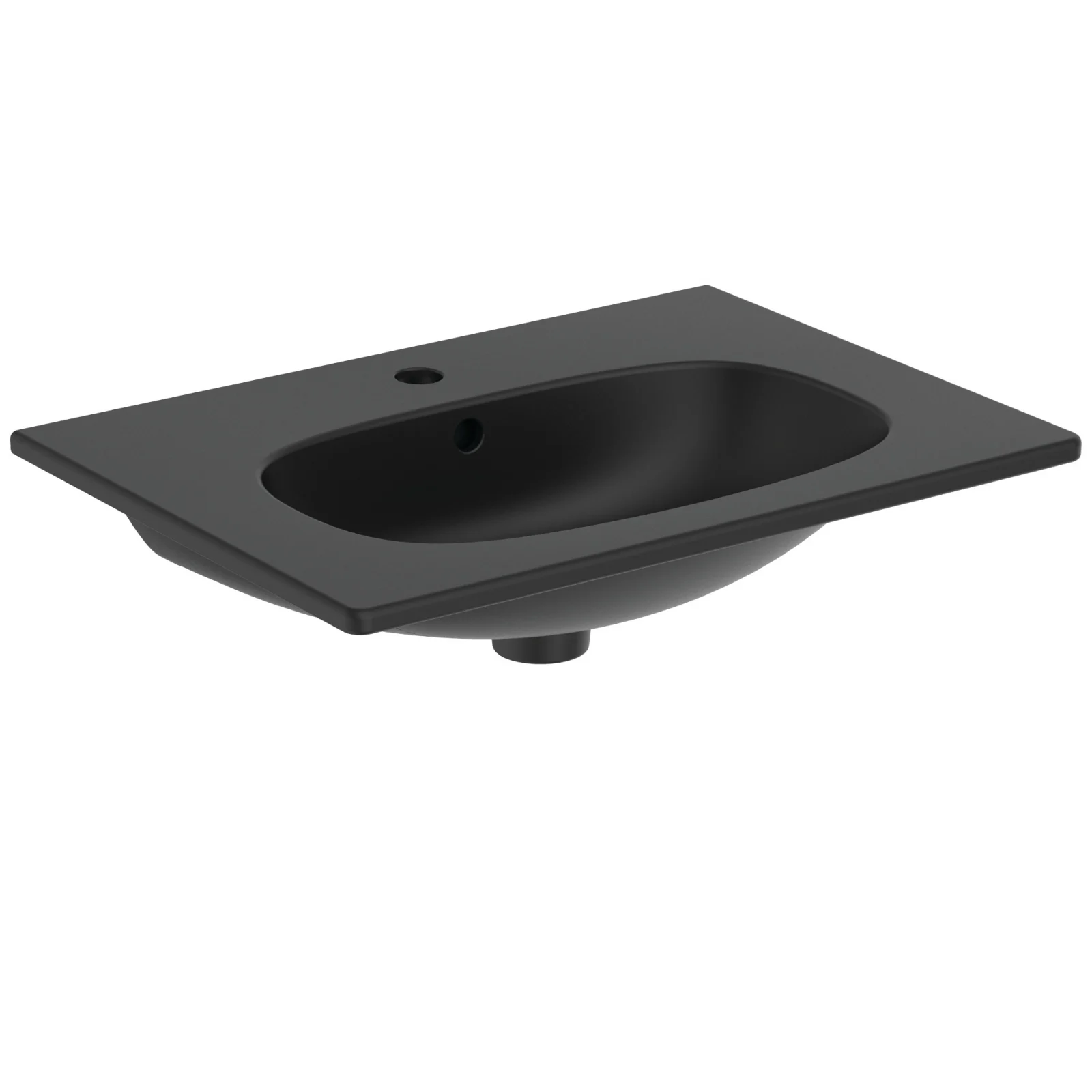 Ideal Standard Lavoar idal standard tesi, montare pe mobilier, 620 x 450 mm, negru, t3510v3
