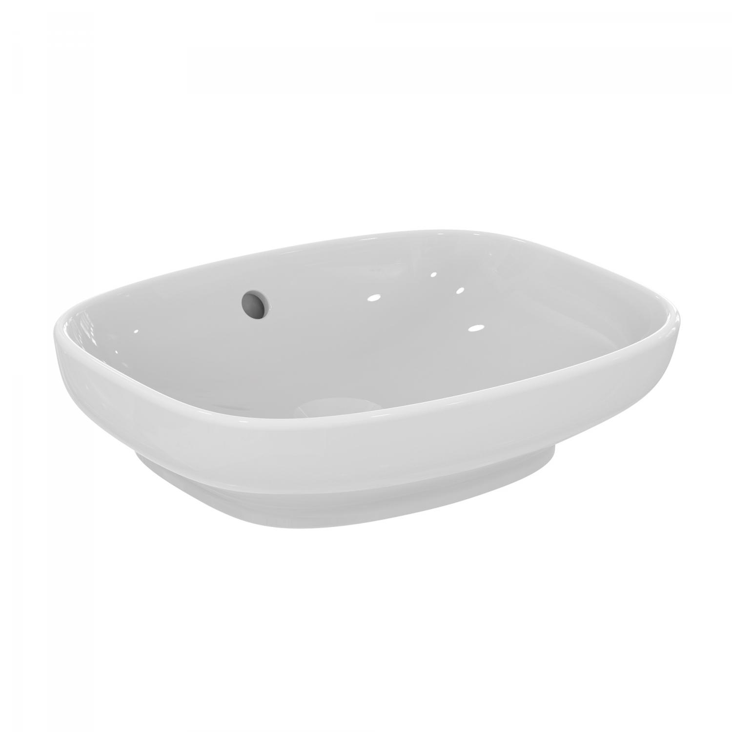 Ideal Standard Lavoar ideal standard i.life b square, pe blat, 450 x 370 mm, alb, t508701