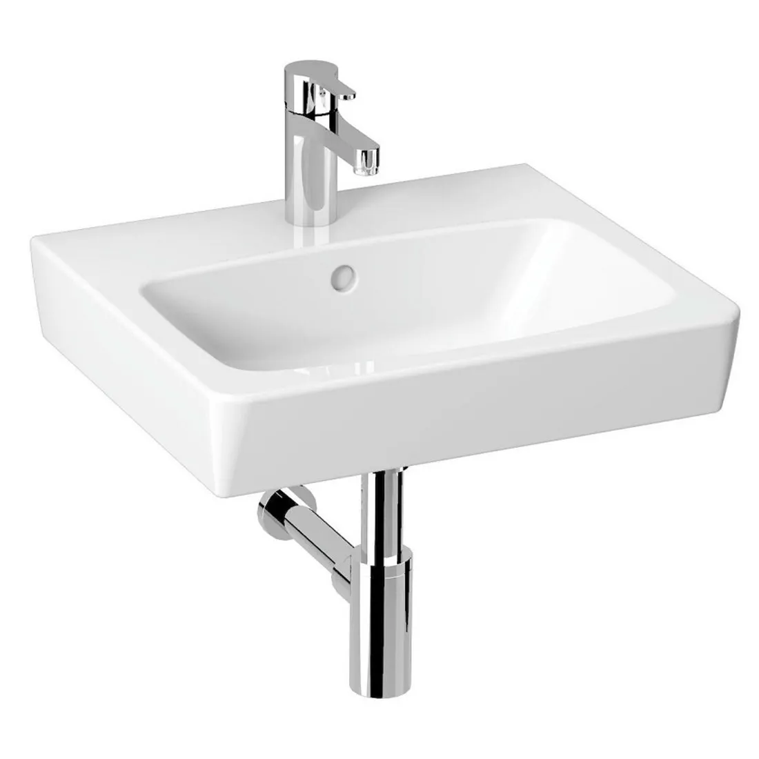 Jika Lavoar jika plus, pe perete, 500 x 430 mm, alb, h8103800001041