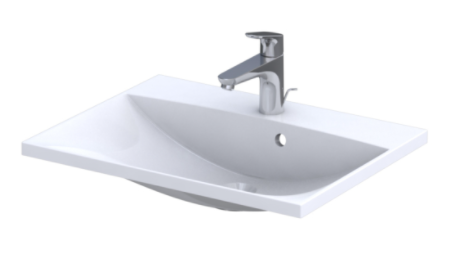 Oristo  Lavoar oristo amelia, montare pe mobilier, 600 x 460 mm, alb, ume-am-60-92