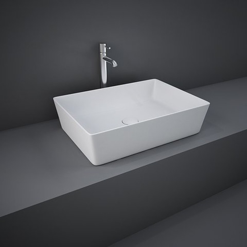 Rak Ceramics  Lavoar rak feeling feect5000500a, 500 x 360 mm, montare pe blat, ceramica sanitara, mat, alb