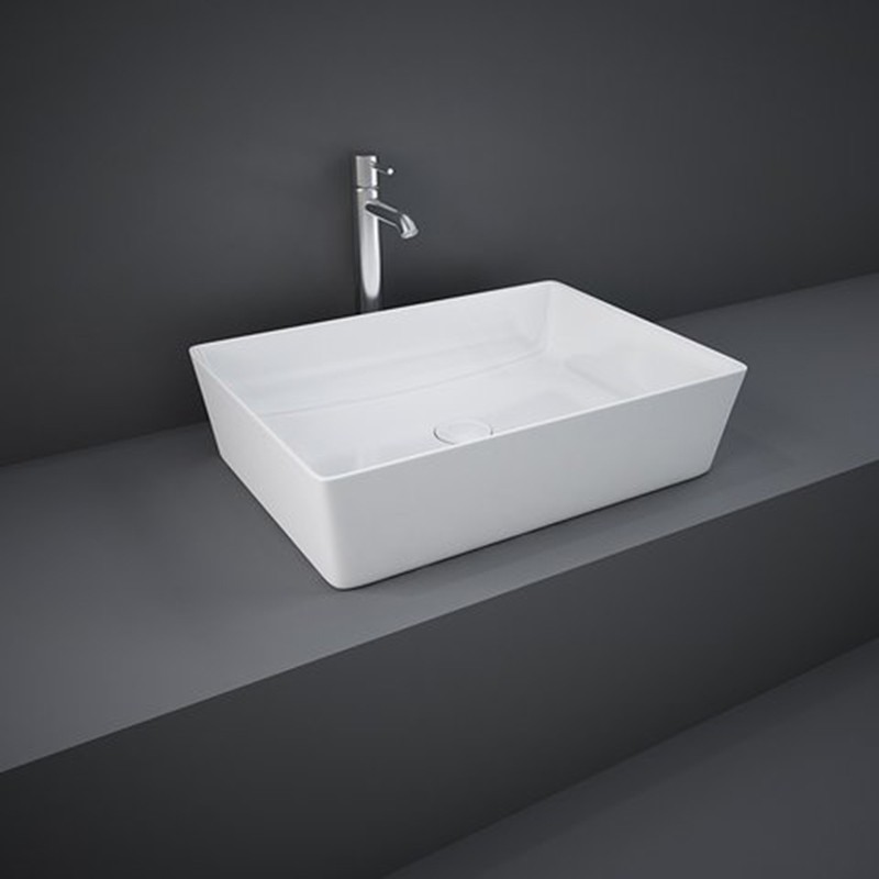 Rak Ceramics  Lavoar rak feeling feect5000awha, 500 x 360 mm, montare pe blat, ceramica sanitara, lucios, alb