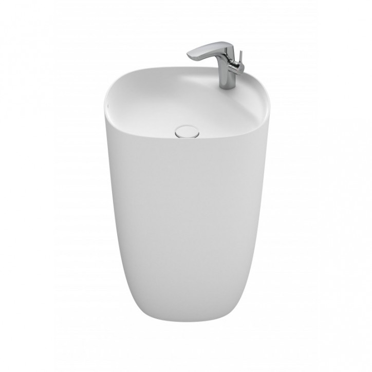 Roca Lavoar roca beyond, pe podea, fineceramic, 50 x 45 x 88, mat, alb, a3270b0620
