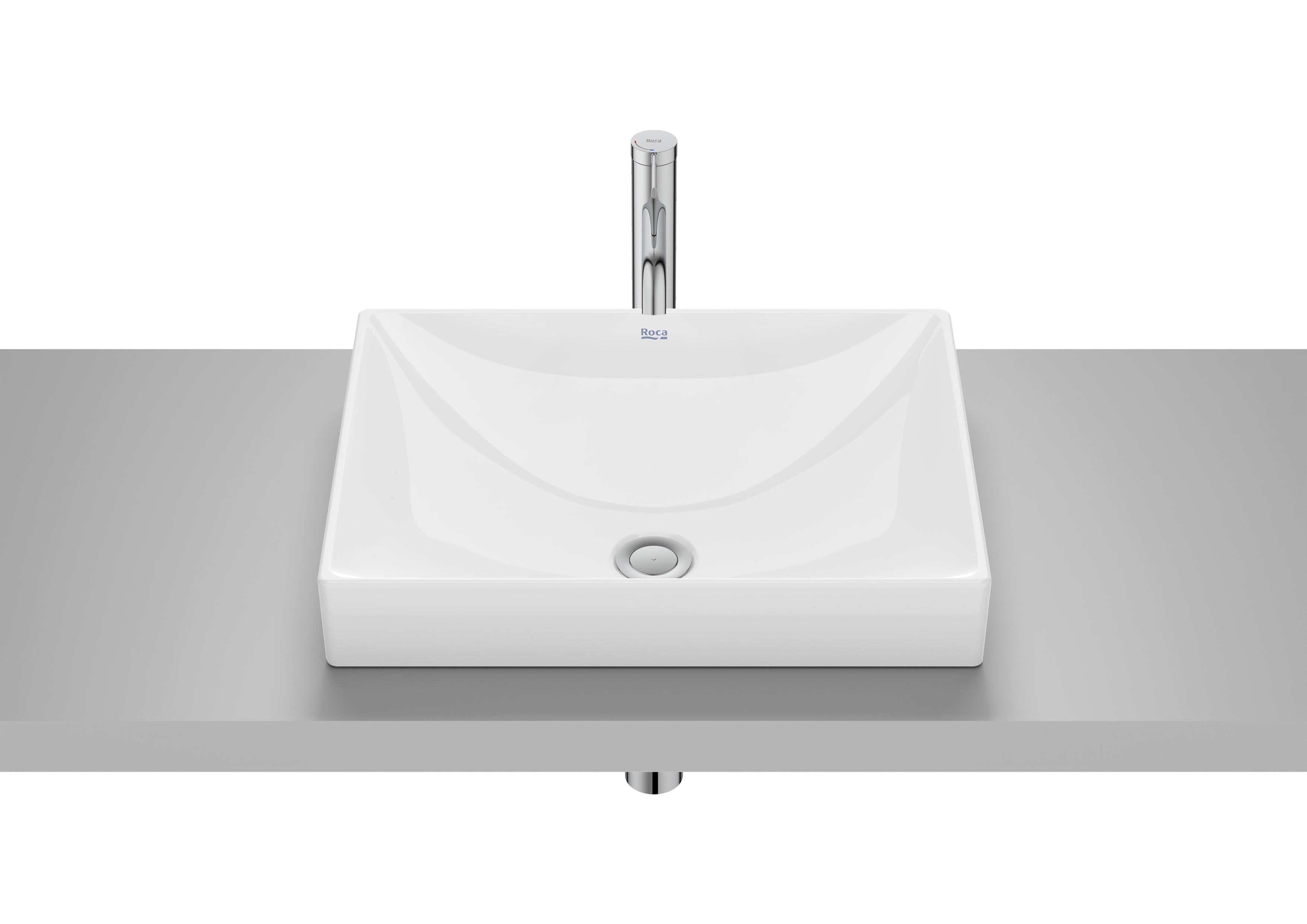 Lavoar Roca A32768K000, Ona, montaj pe blat, nr orificii baterie fara,