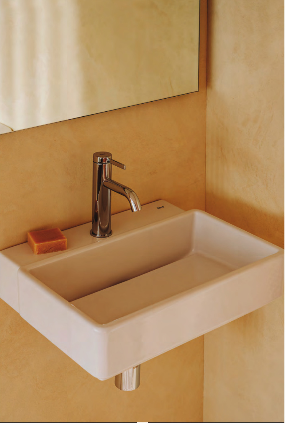 Lavoar Roca A327690620, 450 mm, 360 mm, 150 mm, 1 cuve, 1 nr orificii baterie, pe perete, pe blat, Alb