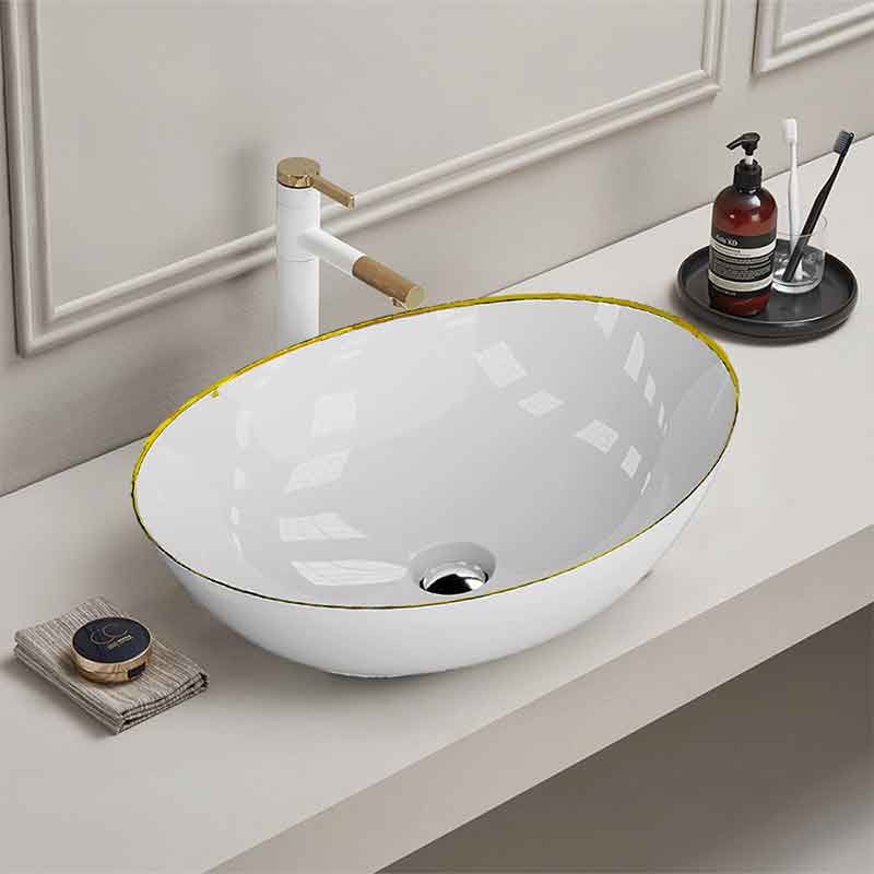 Spectrum Lavoar spectrum finta, pe blat, 41 x 34 cm, alb/auriu, 34378