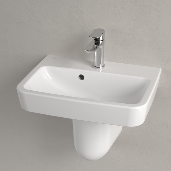 Villeroy and Boch Lavoar villeroy and boch o.novo, pe perete, 50 x 37 cm, alb, 43445001