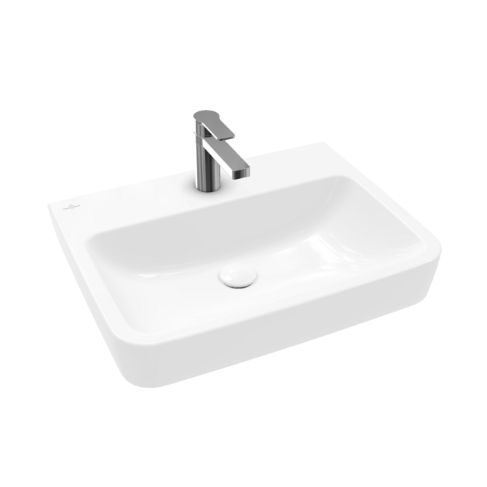 Villeroy and Boch Lavoar villeroy and boch o.novo, pe perete, 60 x 46 cm, ceramicplus, alb, 4a4161t2