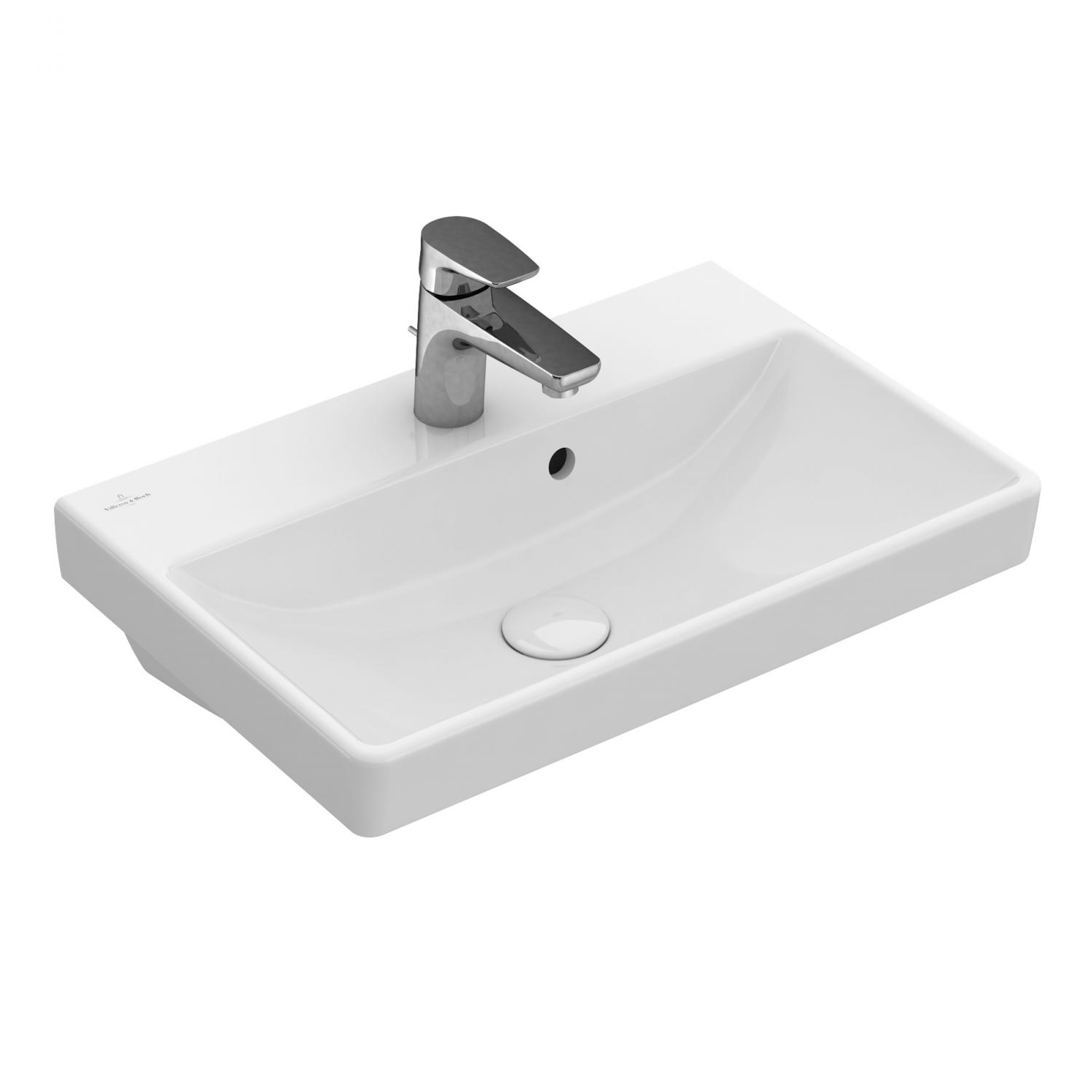 Villeroy and Boch Lavoar villeroy & boch avento , pe perete, 550 x 370 mm, alb, 4a005501