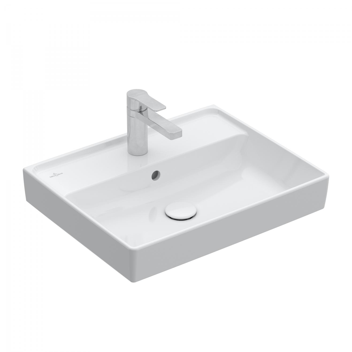Villeroy and Boch Lavoar villeroy & boch collaro, montare pe perete/mobilier, 550 x 440 mm, alb, 4a335501