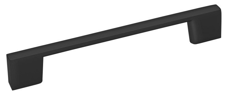 Aqualine Maner mobilier baie aqualine, 15 cm, mat, negru, 10096