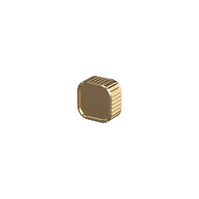 Oristo  Maner mobilier oristo, 3 cm, plastic, lucios, auriu, 50-a-u-3-95