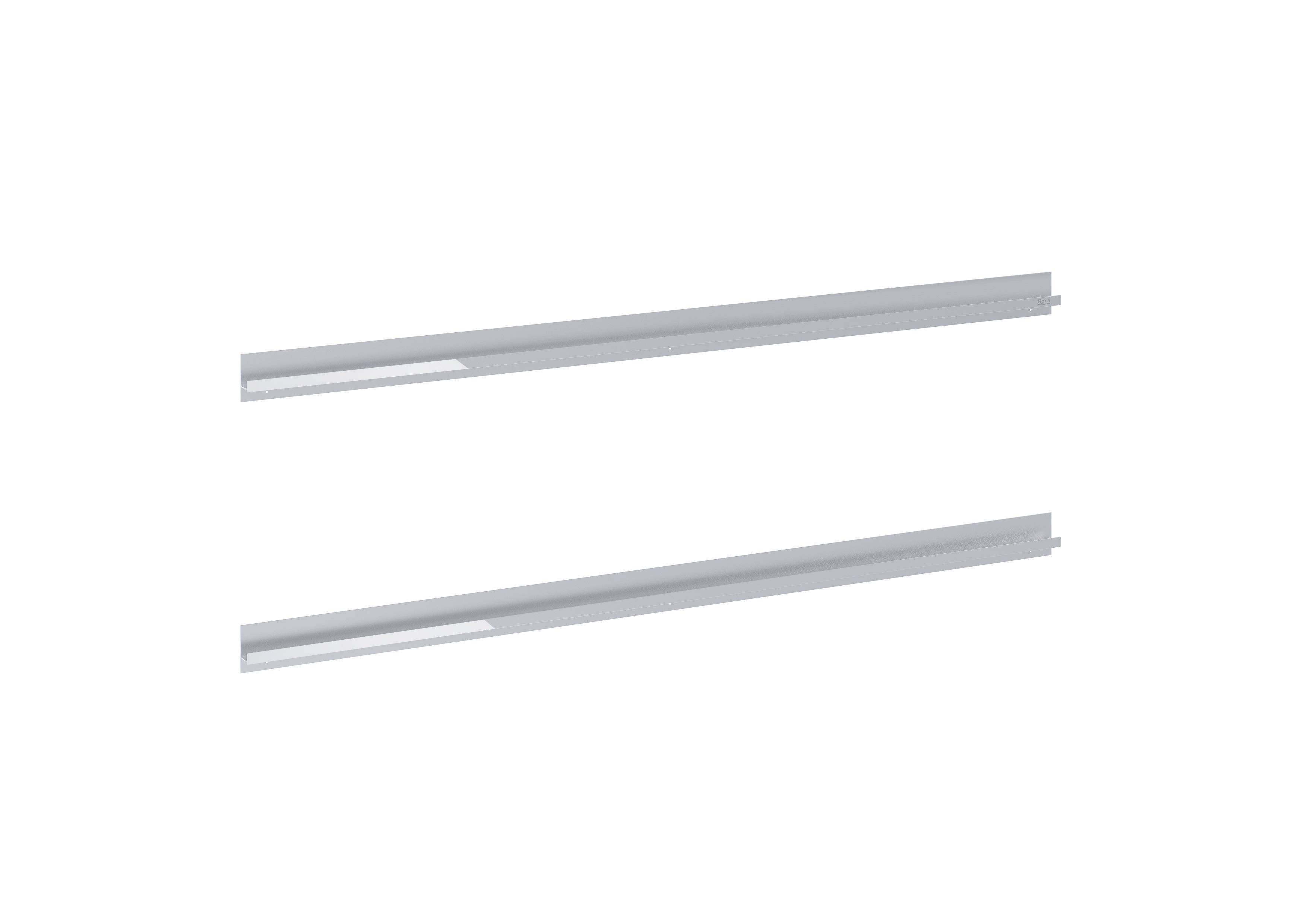 Roca Maner mobilier roca gap pro, 100 cm, 2 bucati, aluminiu, crom, a817008339
