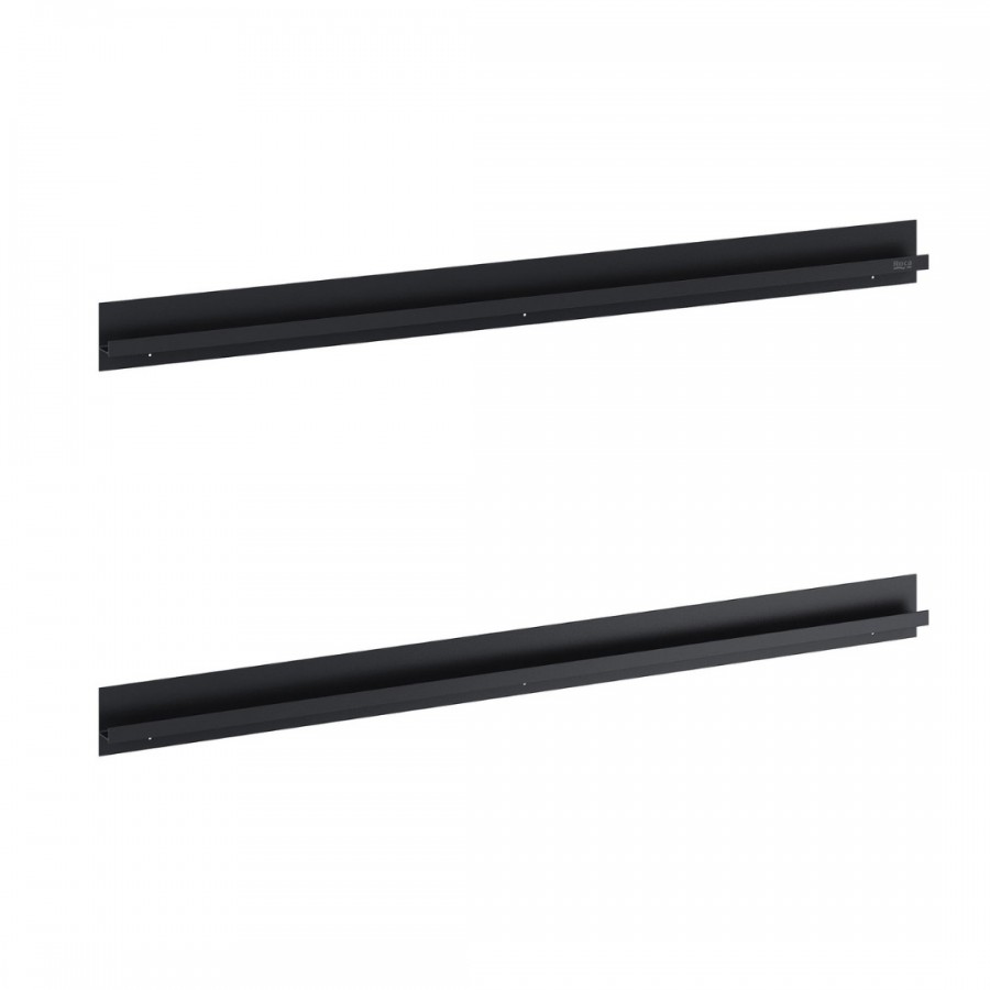 Roca Maner mobilier roca gap pro, 80 cm, 2 bucati, aluminiu, mat, negru, a817007485