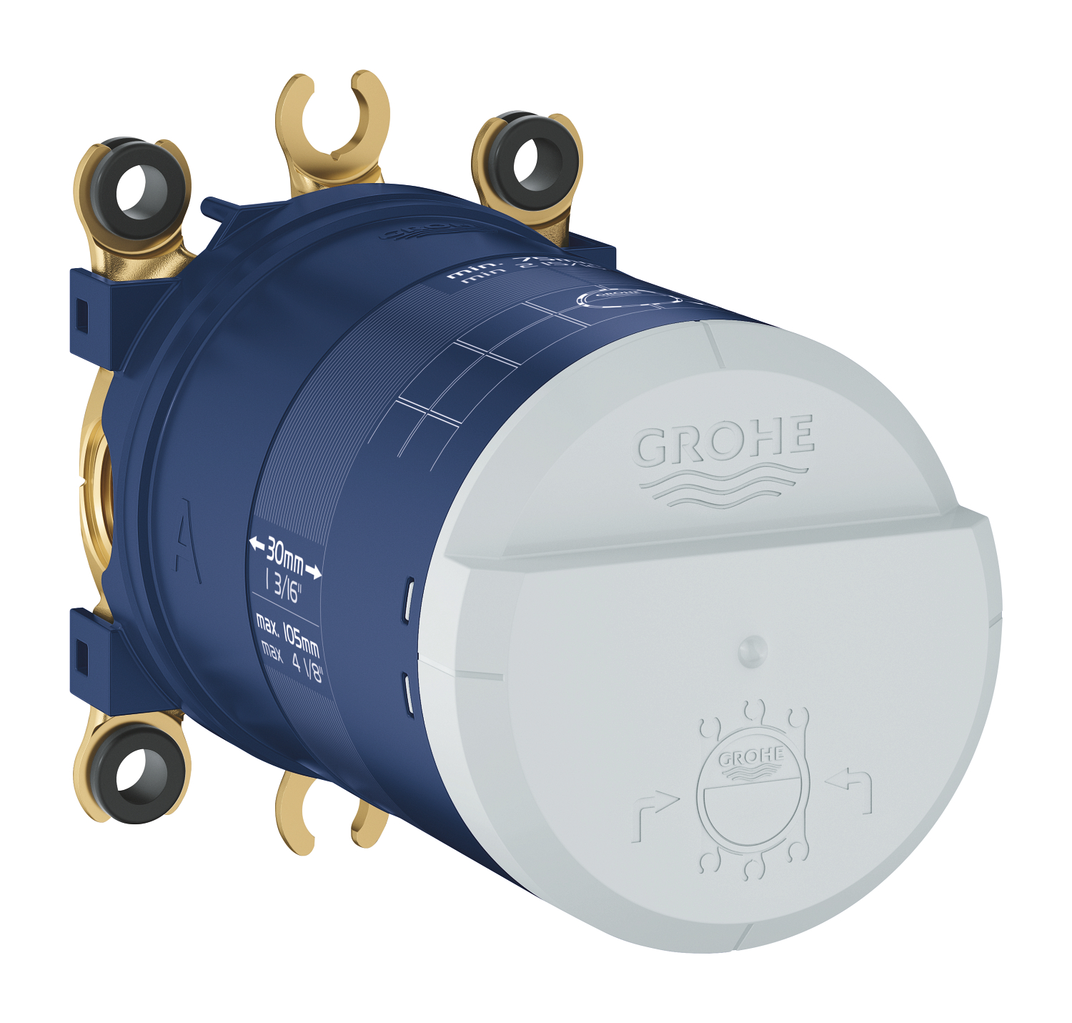 Grohe Mixer incastrat grohe rainshower, 1/2'', pentru palarie dus, 2 functii, 26484000