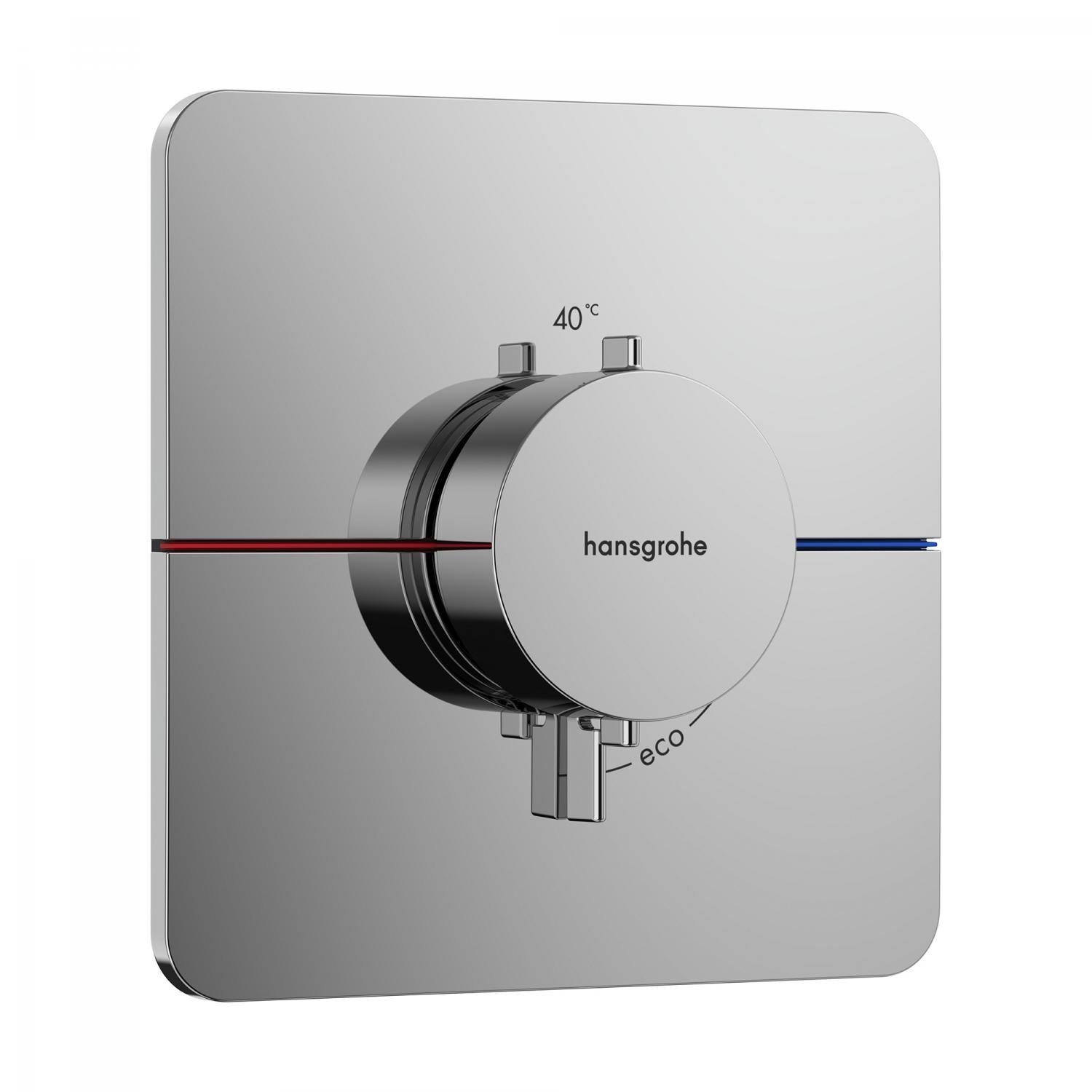 Hansgrohe Mixer incastrat hansgrohe showerselect comfort, termostat, necesita valva, crom, 15588000