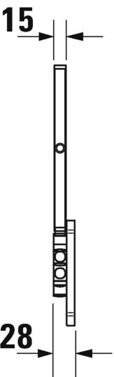 Oglinda cosmetica Duravit 0099121000, D-Code, pivotanta, numar orificii instalare 2, tip instalare pe perete, crom [9]
