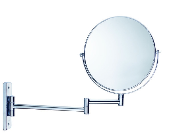 Oglinda cosmetica Duravit 0099121000, D-Code, pivotanta, numar orificii instalare 2, tip instalare pe perete, crom [2]