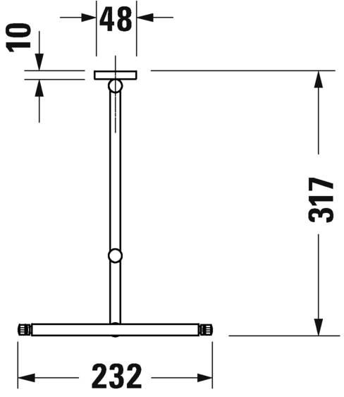 Oglinda cosmetica Duravit 0099121000, D-Code, pivotanta, numar orificii instalare 2, tip instalare pe perete, crom [8]