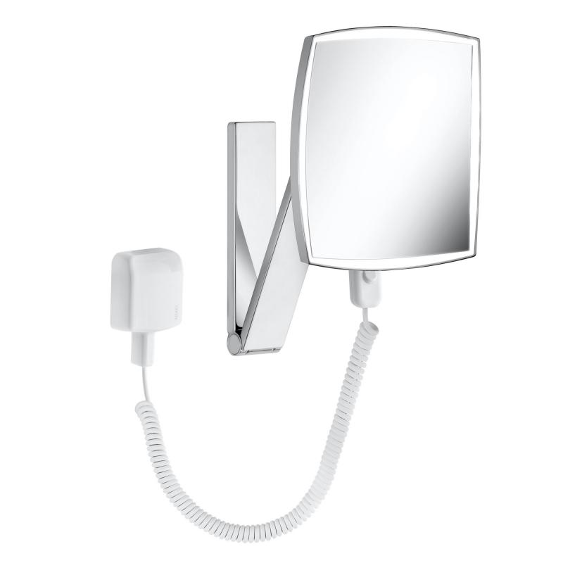 Keuco Oglinda cosmetica keuco cosmetic, pe perete, led, 200 mm, crom, 17613019001