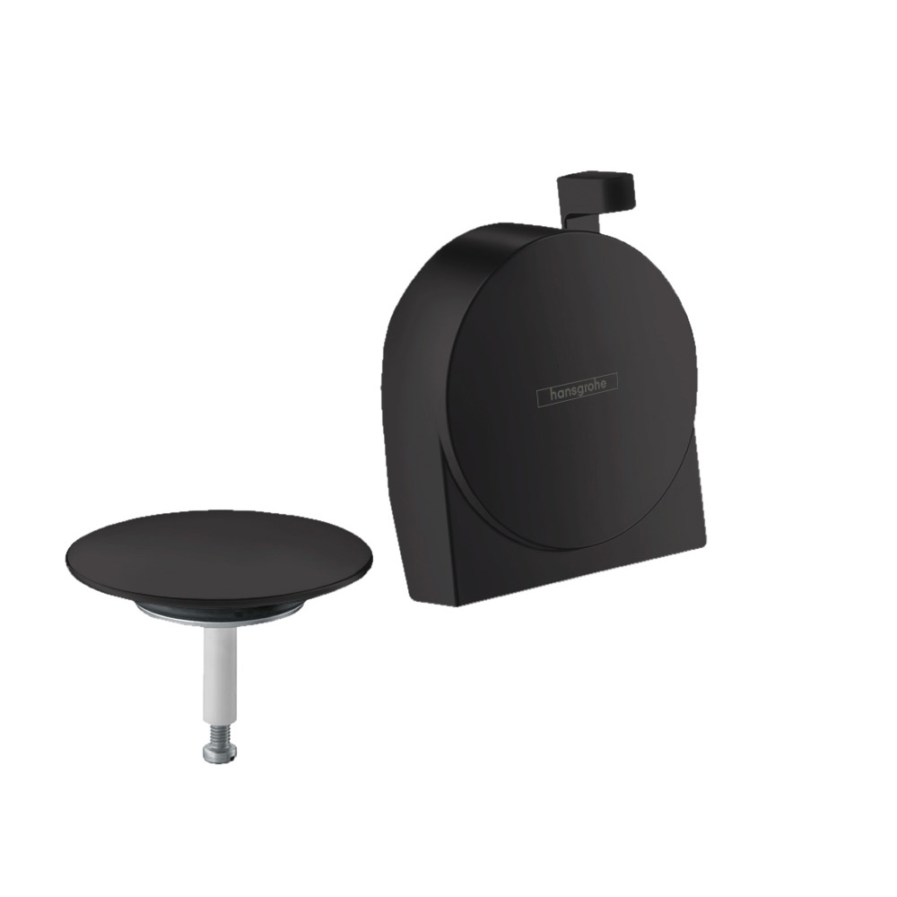Hansgrohe Ornament cada hansgrohe exafill s, capac si preaplin cu umplere, mat, negru, 58117670