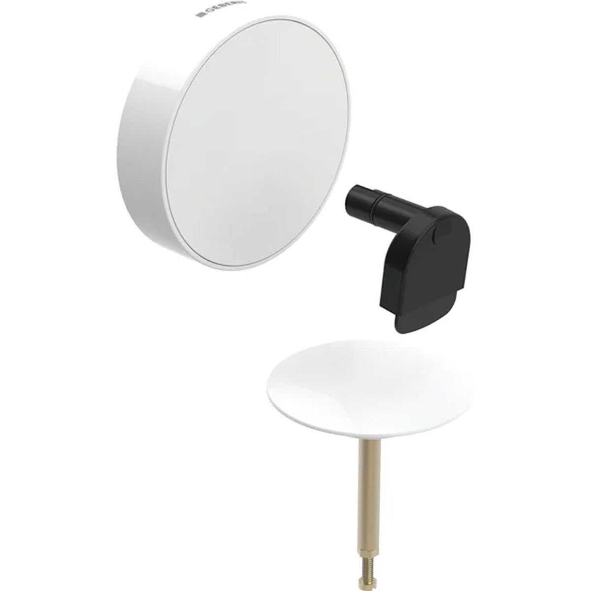 Geberit  Ornament evacuare si preaplin geberit, d52, lucios, alb, 150.481.11.1