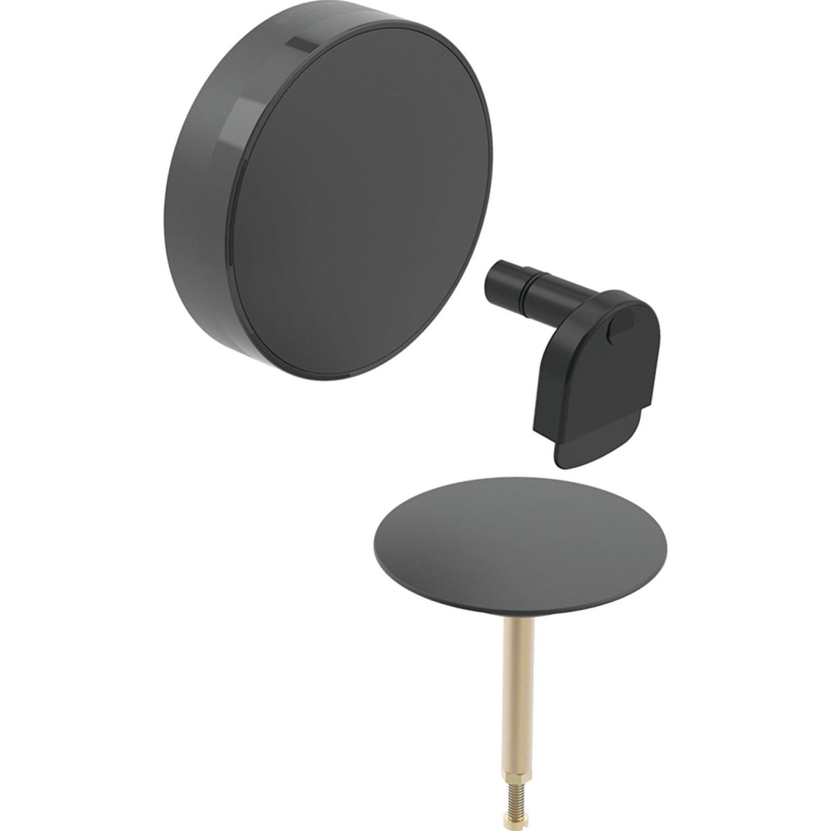 Geberit  Ornament evacuare si preaplin geberit, d52, mat, negru, 150.481.14.1