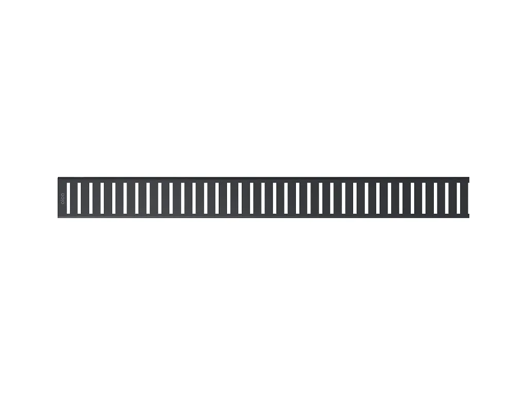 Alca Ornament rigola alcadrain pure, 750 mm, necesita sifon, otel, mat, negru, pure-750black