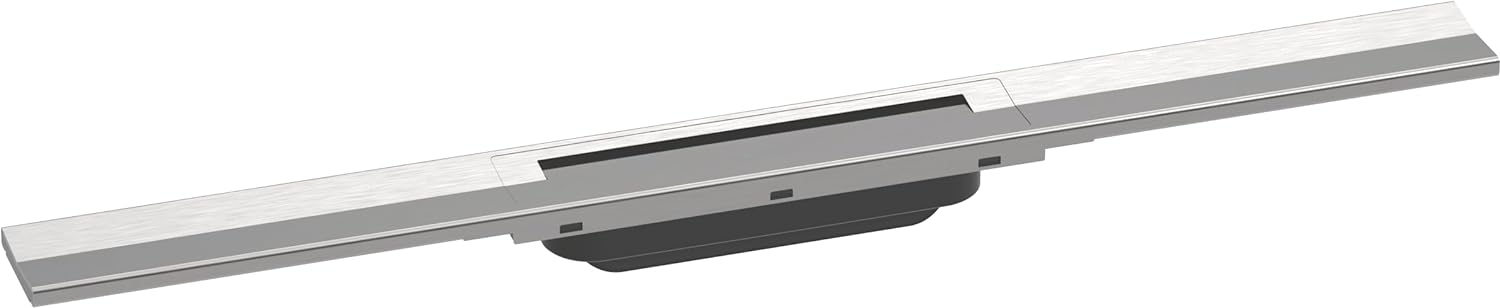 Hansgrohe Ornament rigola hansgrohe raindrain flex, incastrata, 700 mm, necesita sifon, scurtare, mat, inox, 56043800