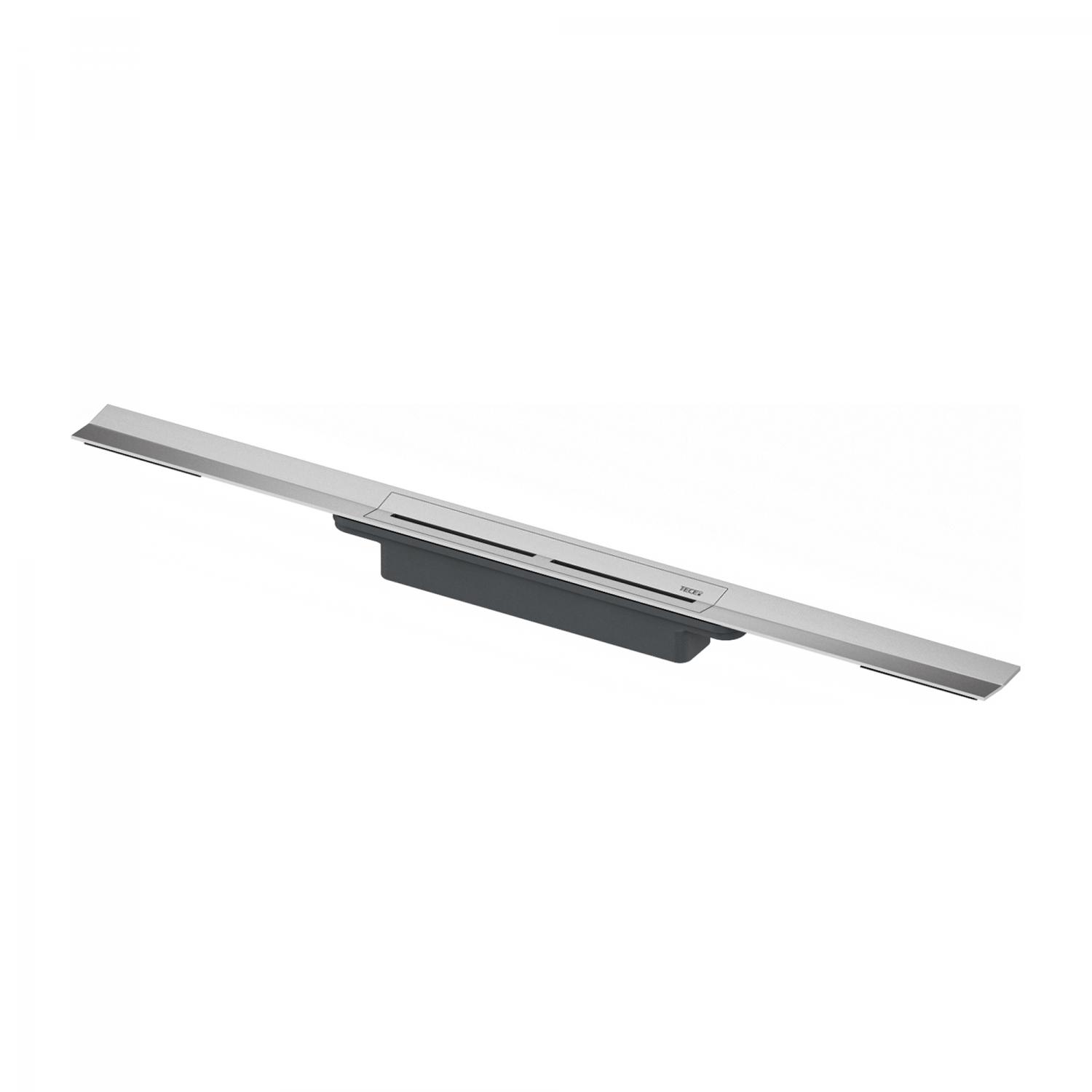 Tece  Ornament rigola tece drain, 1000 mm, reglabil, necesita sifon, otel, mat, crom, 671000