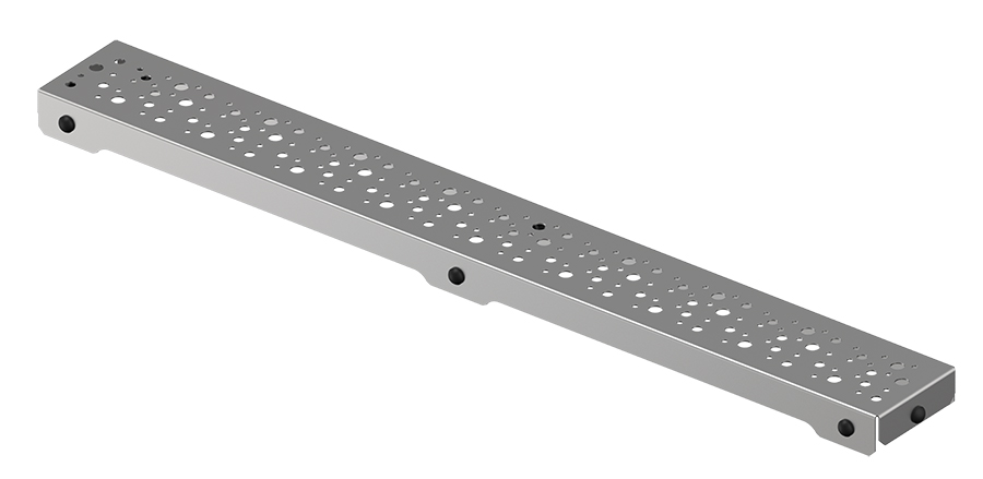 Uponor Ornament rigola uponor aqua ambient, incastrat, 700 mm, otel inoxidabil, crom, 1136418