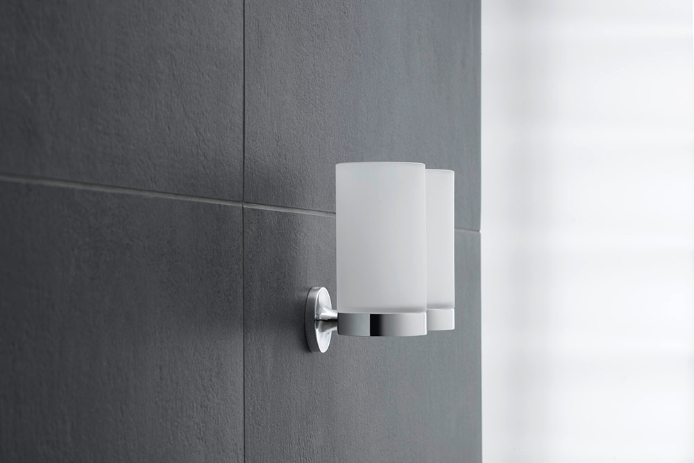 Pahar baie Duravit 0099481000, Starck T, tip instalare pe perete, calitate superioara pentru baia ta, crom [1]