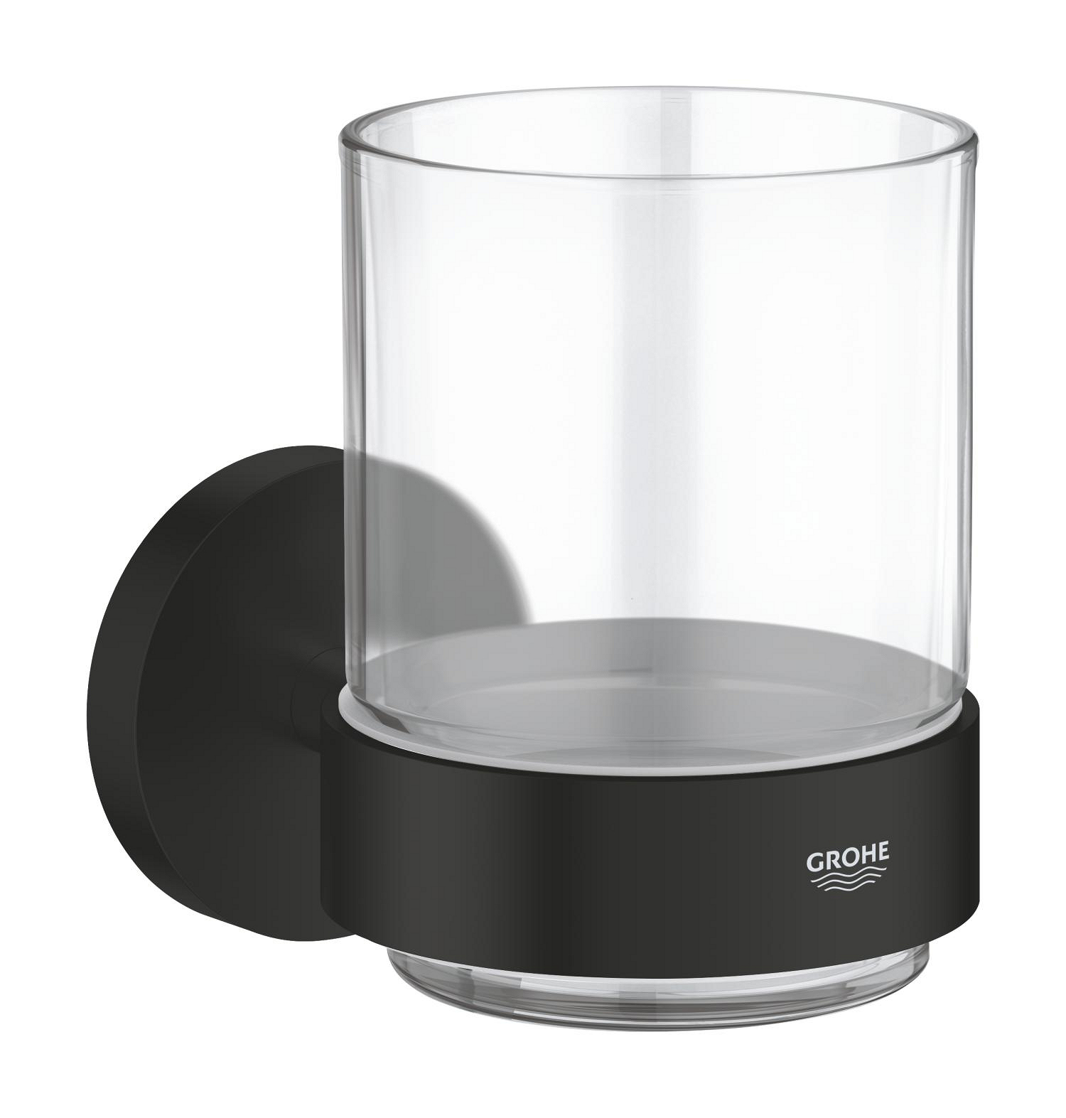 Grohe Pahar baie grohe start, pe perete, metal/sticla, mat, negru, 411942430