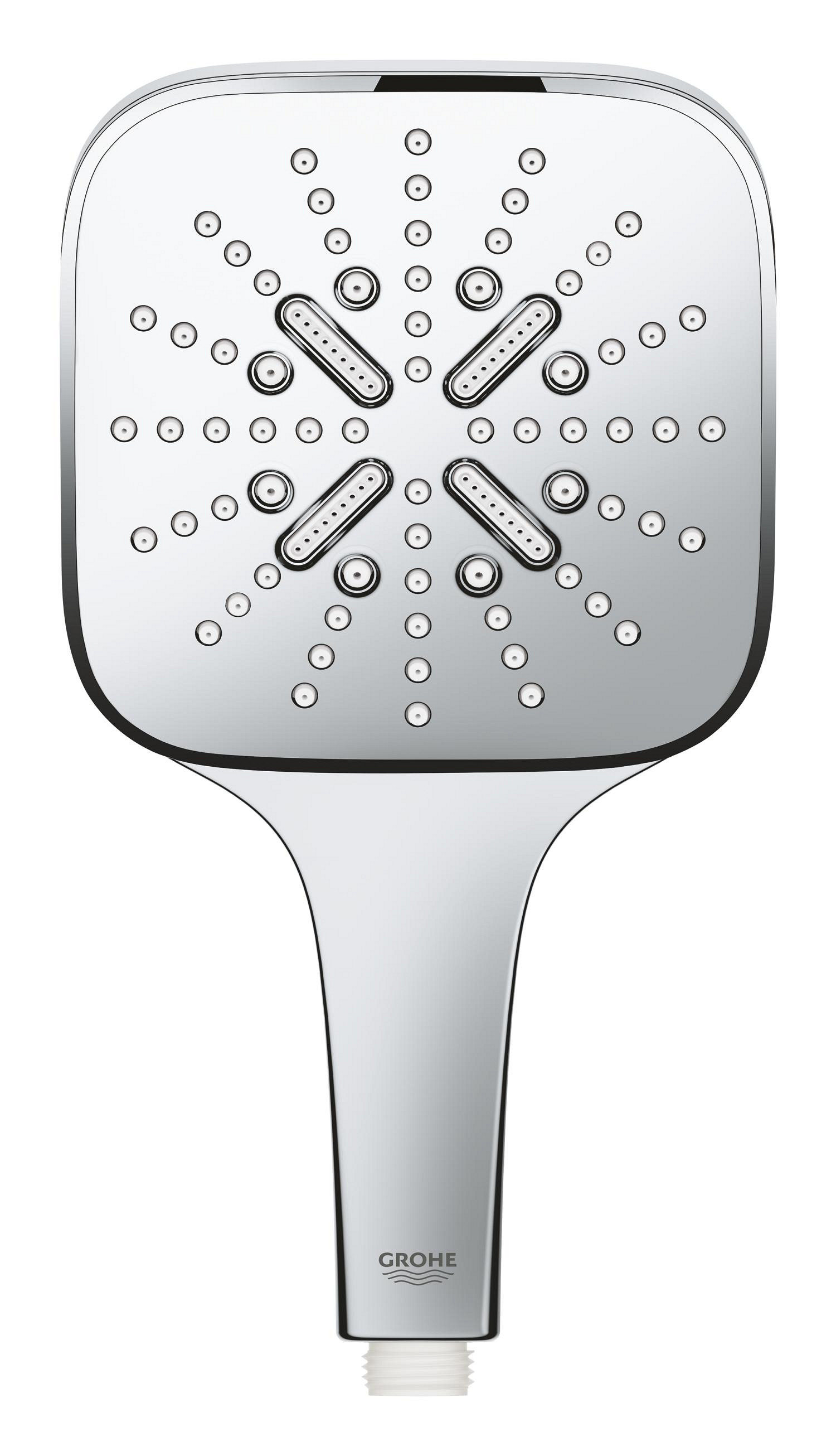 Para de dus Grohe 26582000, SmartActive Cube, diametru 130 mm, 3 functii, montaj universal, racord 1/2'', crom [1]