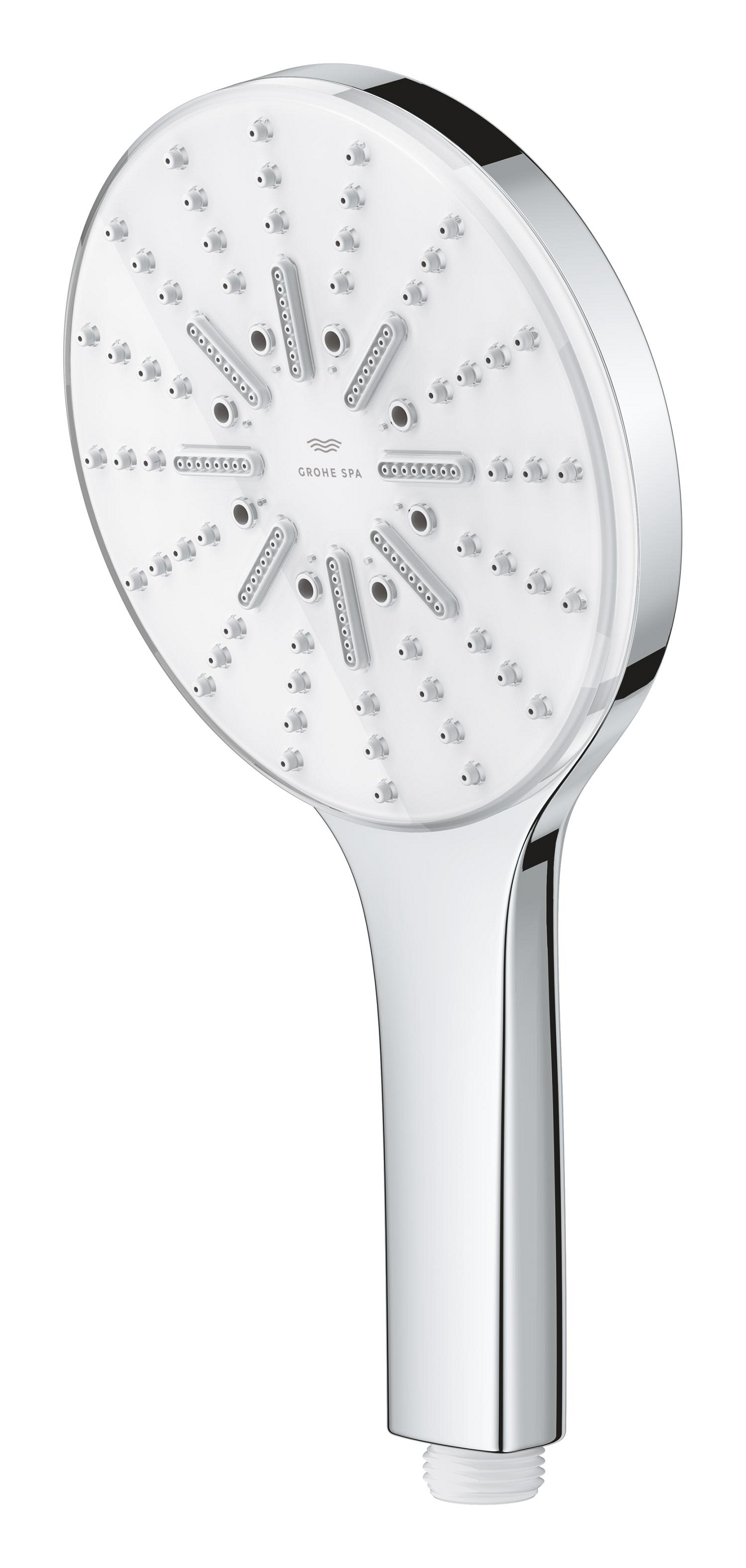 Para de dus Grohe 1016760000, SPA AQUA, diametru 130 mm, 3 functii, montaj universal, racord 1/2'', crom [4]