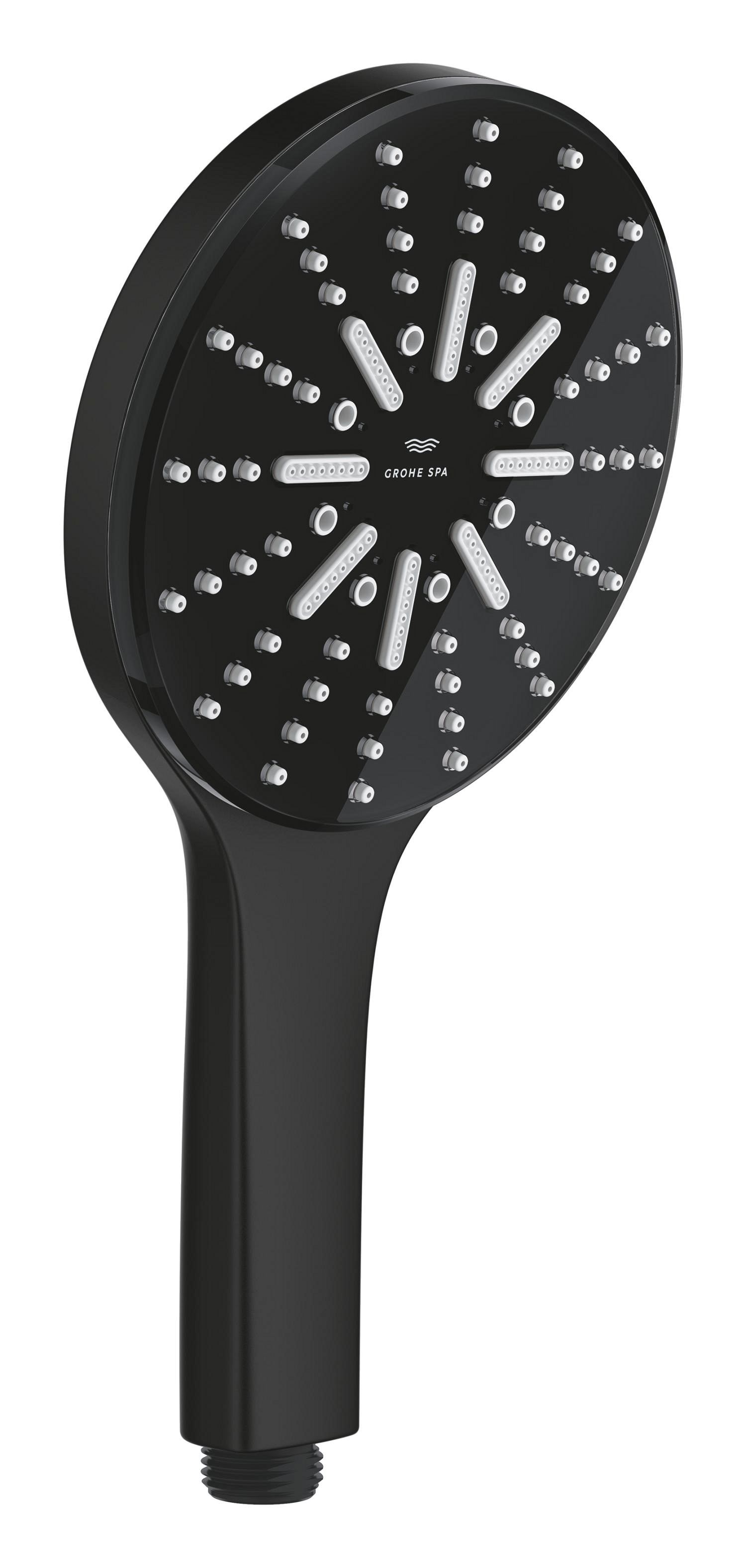 Grohe SPA Para de dus grohe spa aqua, 130 mm, 3 functii, abs/acril, mat, negru, 101676kf00