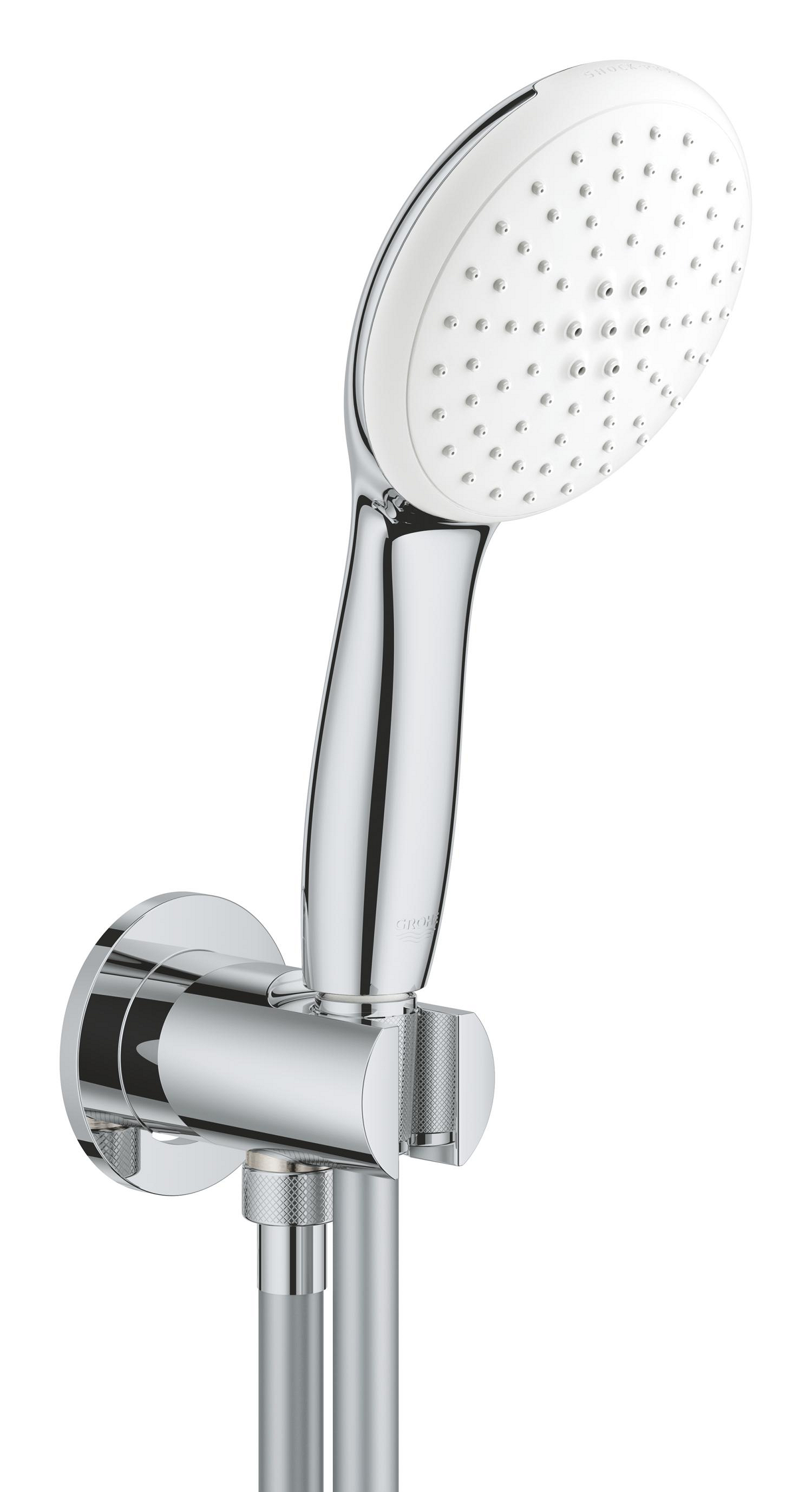 Grohe Para de dus grohe tempesta 110, universala, 2 functii, 110 mm, cot iesire/furtun, crom, 26406003