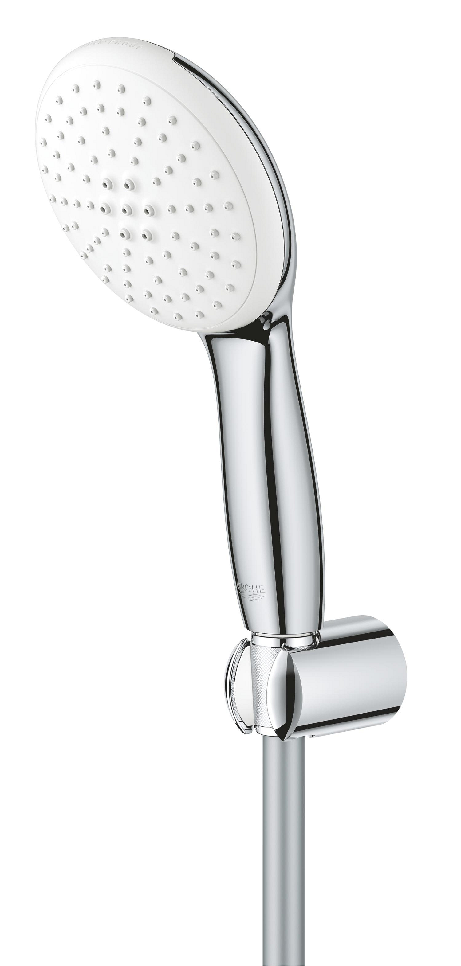 Para de dus Grohe 26919003, 110 mm, 1.5 m, 211 mm, 2 functii, 1/2 racord, sistem anticalcar, universal, Crom