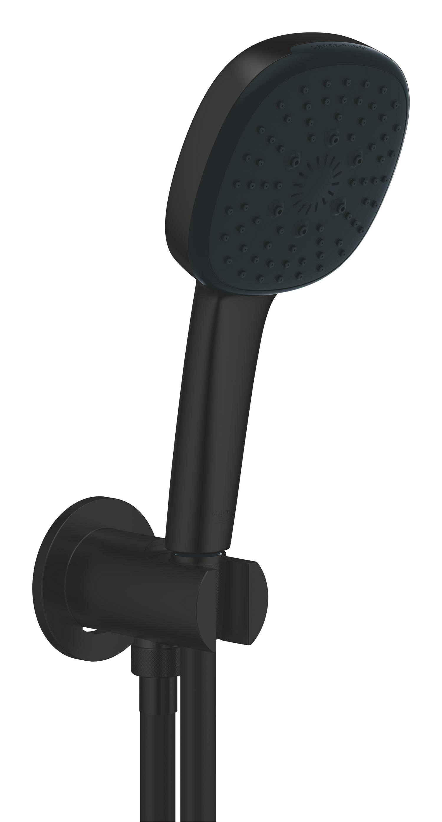 Grohe Para de dus grohe tempesta cube 110, 110 mm, 3 functii, suport/furtun, mat, negru, 269102433