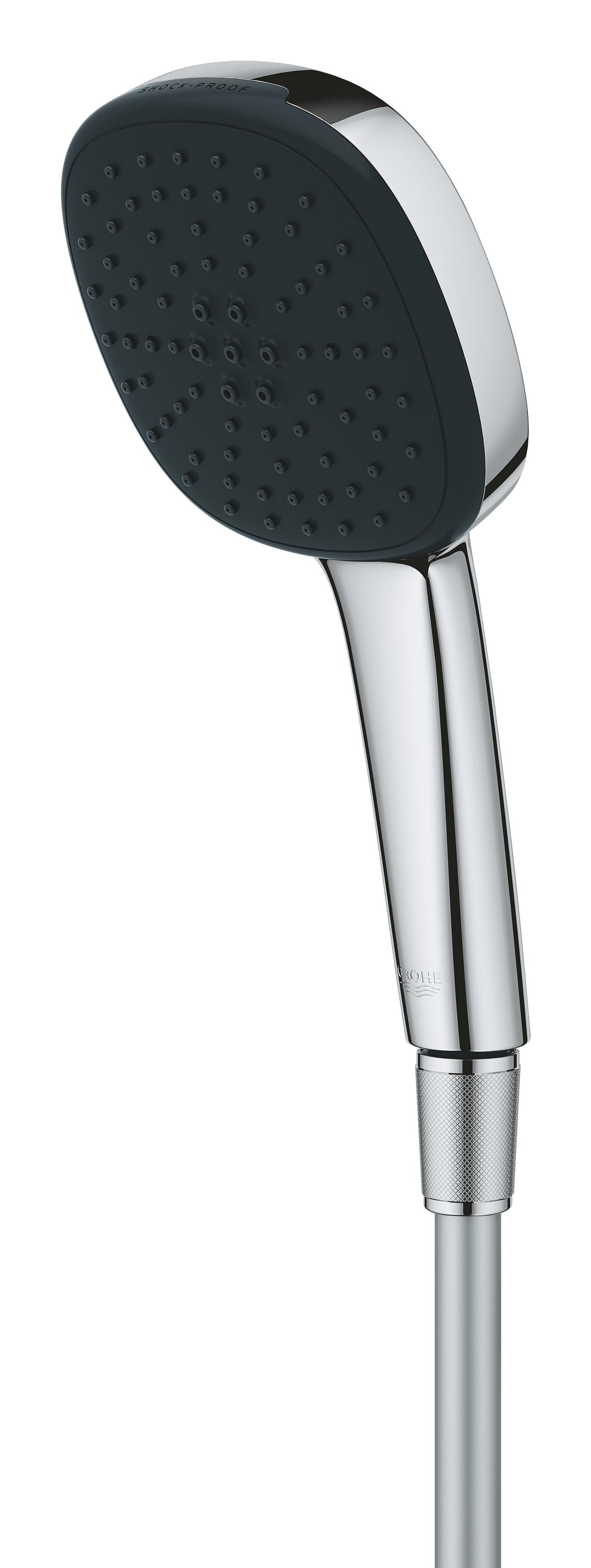Set para de dus Grohe 26973001, Para dus Vitalio Comfort 110, diametru 110 mm, 2 functii, montaj universal, crom [2]