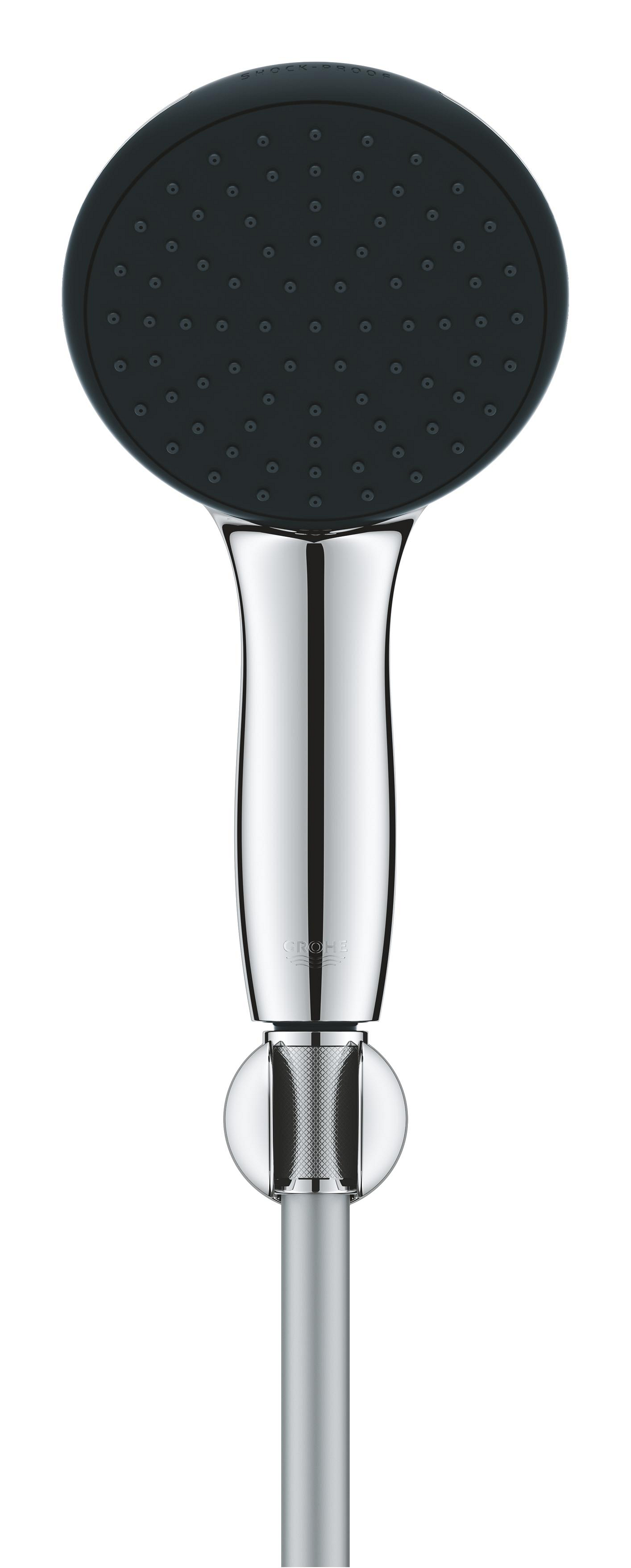 Para de dus Grohe 27944001, 110 mm, 1.75 m, 211 mm, 1 functii, 1/2 racord, sistem anticalcar, universal, Crom