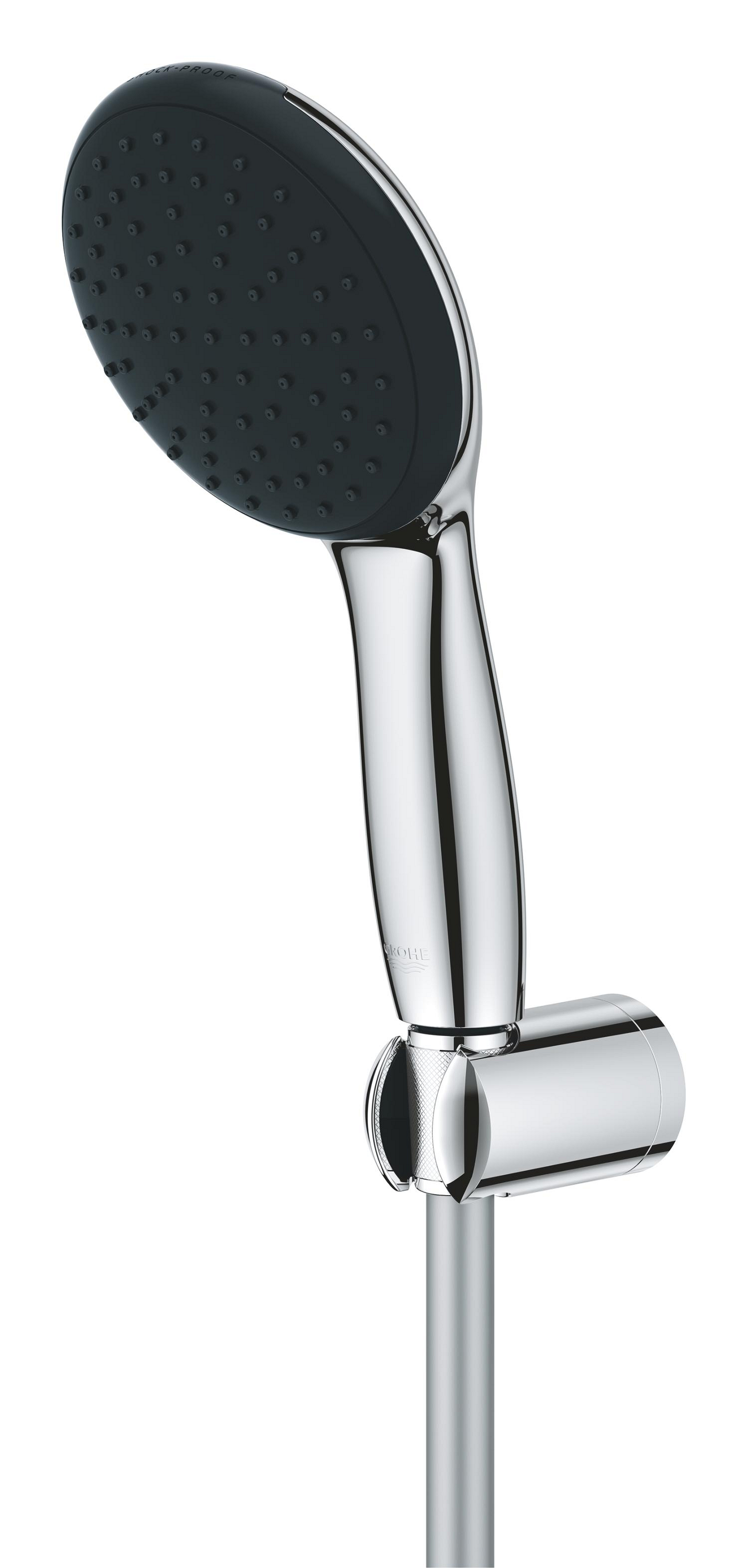 Para de dus Grohe 27944001, 110 mm, 1.75 m, 211 mm, 1 functii, 1/2 racord, sistem anticalcar, universal, Crom