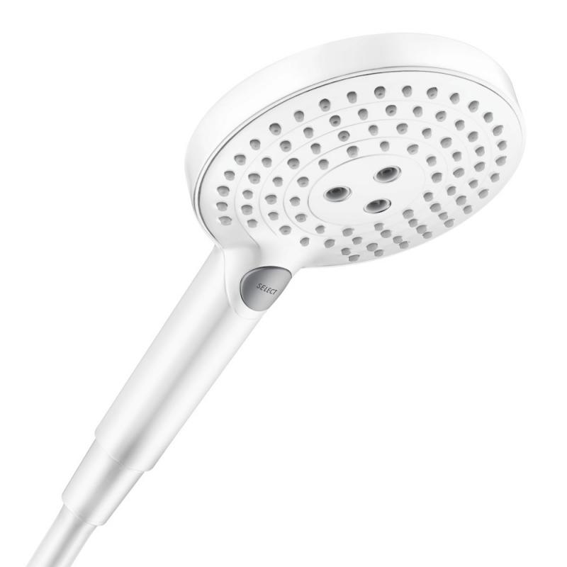 Hansgrohe Para de dus hansgrohe raindance 26531700, 1/2'', 3 functii, 125 mm, mat, alb