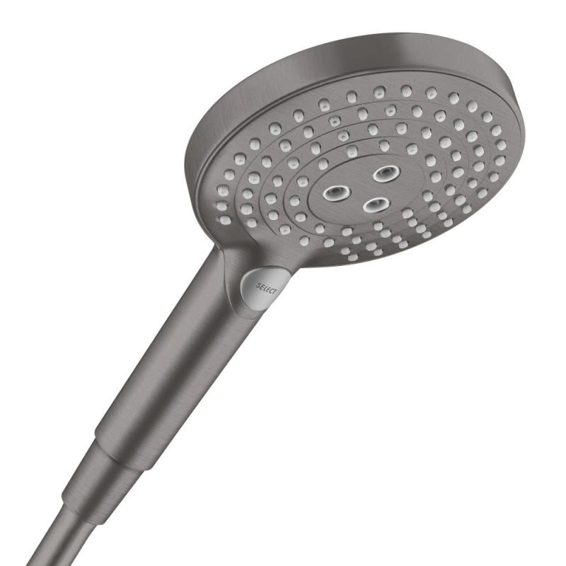 Hansgrohe Para de dus hansgrohe raindance select s 26531340, 1/2'', universala, 3 pulverizari, 125 mm, anti-calcar, mat, antracit